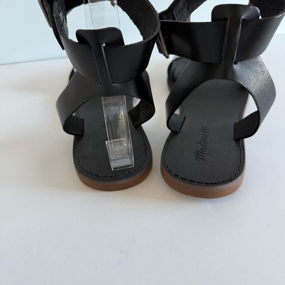 Madewell Leather Flat Sandals Ankle Strap The Boardwalk Casual Boho Size 8.5 - Picture 4 of 11